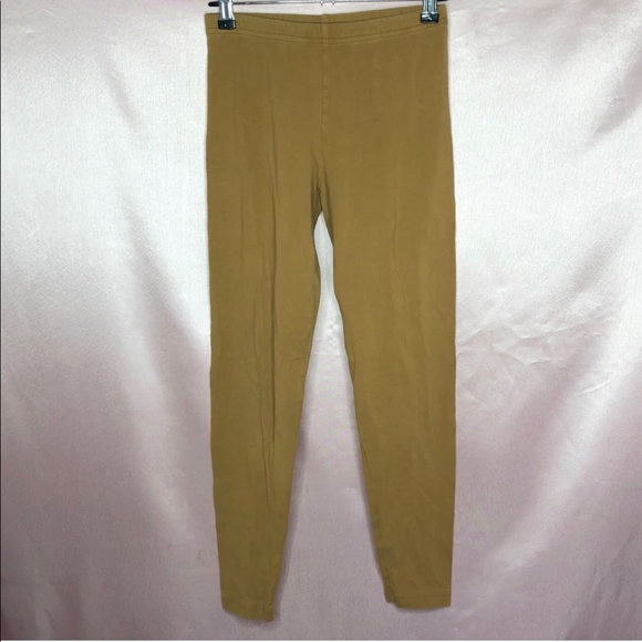 AMERICAN APPAREL BROWN NUDE LEGGINGS - Picture 1 of 1